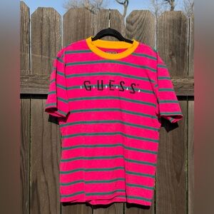 Original Guess × j balvin vibras 80s retro vintage T-shirt